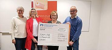 Vielen Dank für die Unterstützung in Höhe von 1.000 Euro