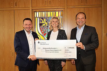 Herzlichen Dank für die Unterstützung in Höhe von 1.500,- Euro