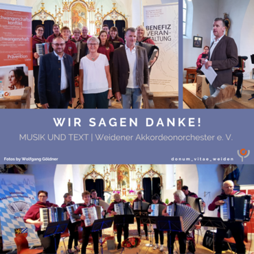 Eine tolle Veranstaltung mit dem Weidener Akkordeonorchester