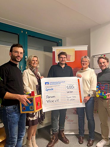 Ein vorgezogenes Weihnachts-geschenk... Danke für 1.000 Euro