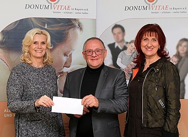 1.500 Euro Spende an DONUM VITAE Weiden